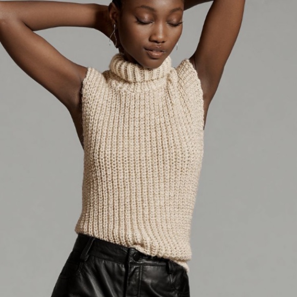 Pilcro turtleneck sweater vest